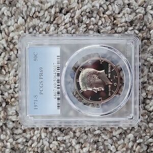 1971 S 50C Kennedy Half Dollar PCGS PR69